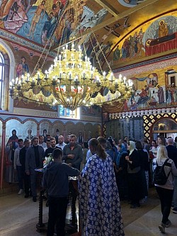 Saborna liturgija u crkvi Svetog Arhangela Gavrila