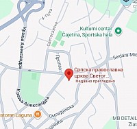 Adresa crkve Arhangela Gavrila Čajetina