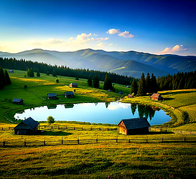 Zlatiborski raj za duboki odmor na svježem planinskom zraku Kako izgleda prava zlatiborska idila, daleko od gradske buke, zlatiborska priroda koja liječi dušu u bilo koje doba dana, Zlatibor i prizor planinskog sela koje polako tone u sumrak